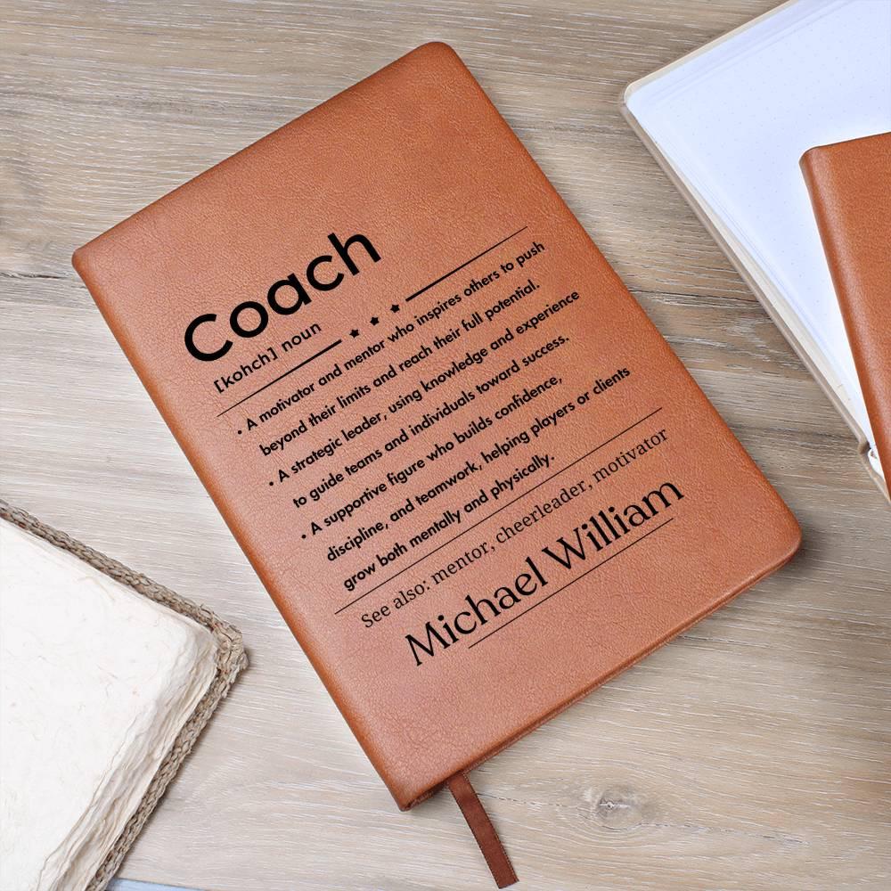 Personalized Coach Definition Journal – Gift for Coach – view 9