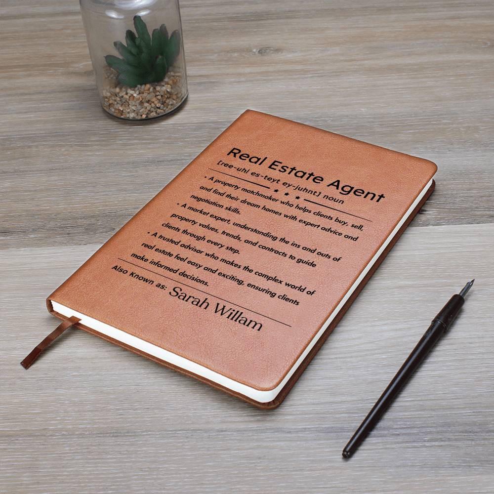 Personalized Real Estate Agent Definition Journal – Gift for Realtor – view 10