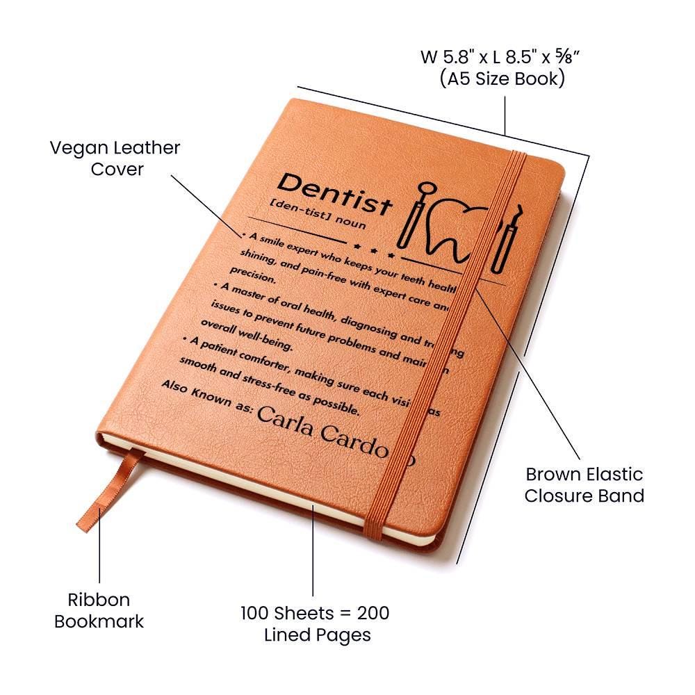 Personalized Dentist Definition Journal – Gift for Dentist – view 4