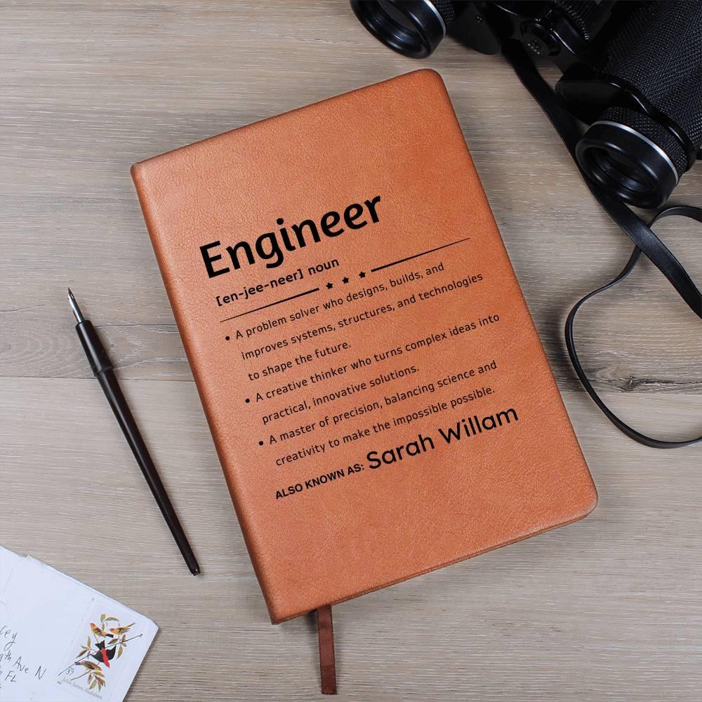 Personalized Engineer Definition Journal – Gifts for Engineers – view 8
