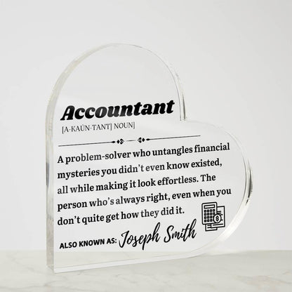 Personalized Accountant Definition Plaque – CPA Gift – view 5
