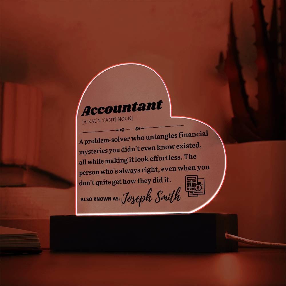 Personalized Accountant Definition Plaque – CPA Gift – view 8
