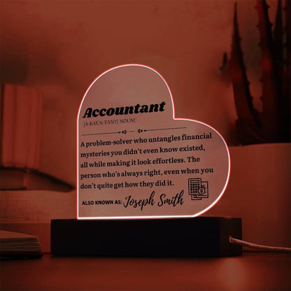 Personalized Accountant Definition Plaque – CPA Gift – view 8