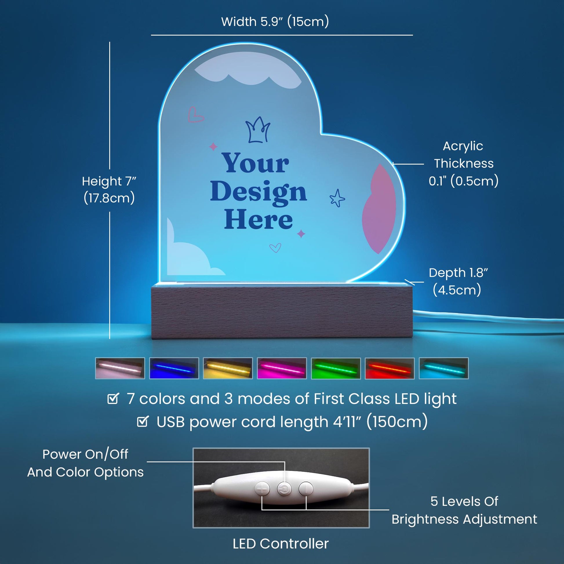 Personalized Chiropractor Definition LED Acrylic Plaque – view 7