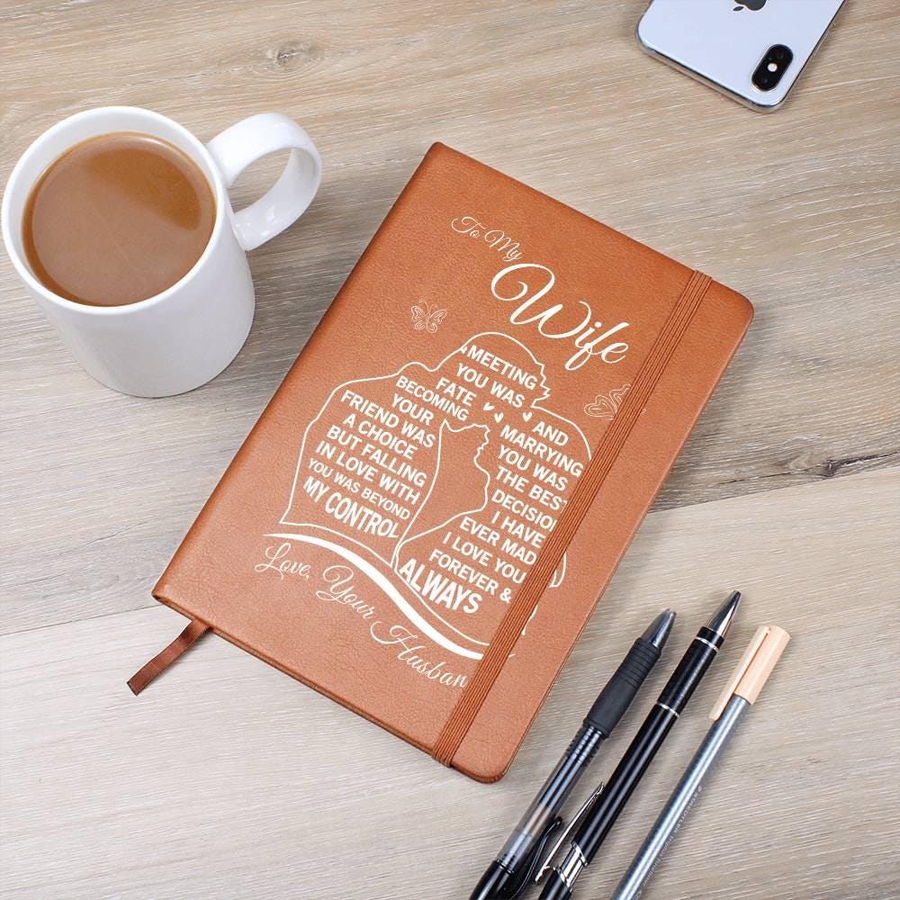 Personalized Wife Journal – Gift for Wife – view 2