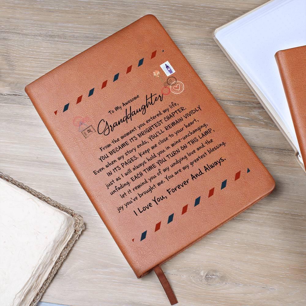 Personalized Granddaughter Leather Journal – Gift from Grandma – view 9