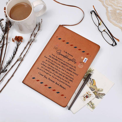 Personalized Granddaughter Leather Journal – Gift from Grandma – view 8