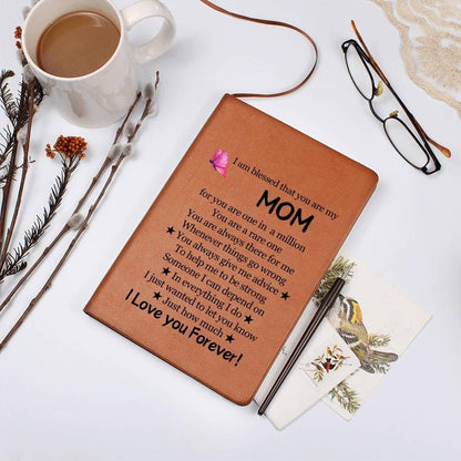 Unique Mom Keepsake Vegan Leather Journal – Mother's Day Gifts – view 9