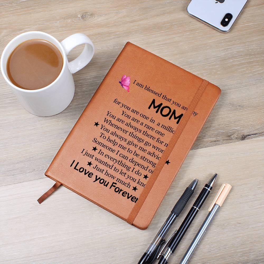 Unique Mom Keepsake Vegan Leather Journal – Mother's Day Gifts – view 2