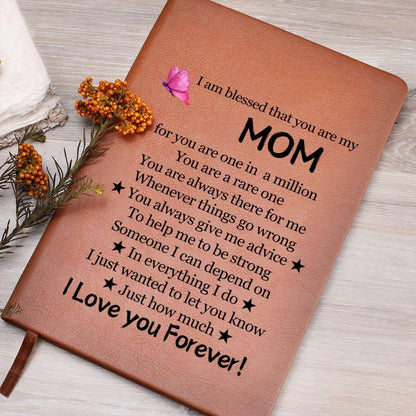 Unique Mom Keepsake Vegan Leather Journal – Mother's Day Gifts