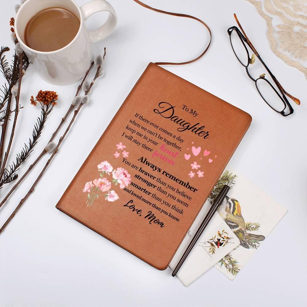 Daughter Personalized Floral Journal Gift from Mom – Graduation Gift – view 9