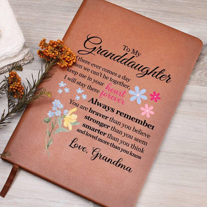 Granddaughter Personalized Floral Journal Gift from Grandma – Gigi