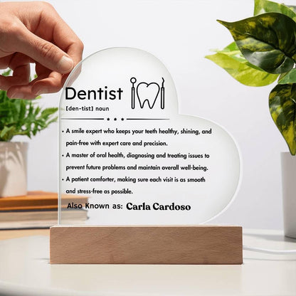 Personalized Dentist Definition Plaque – Gift for Dentist