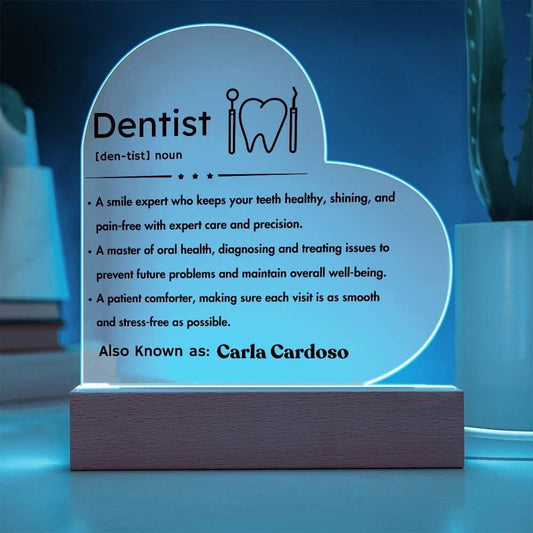 Personalized Dentist Definition Plaque – Gift for Dentist – view 2