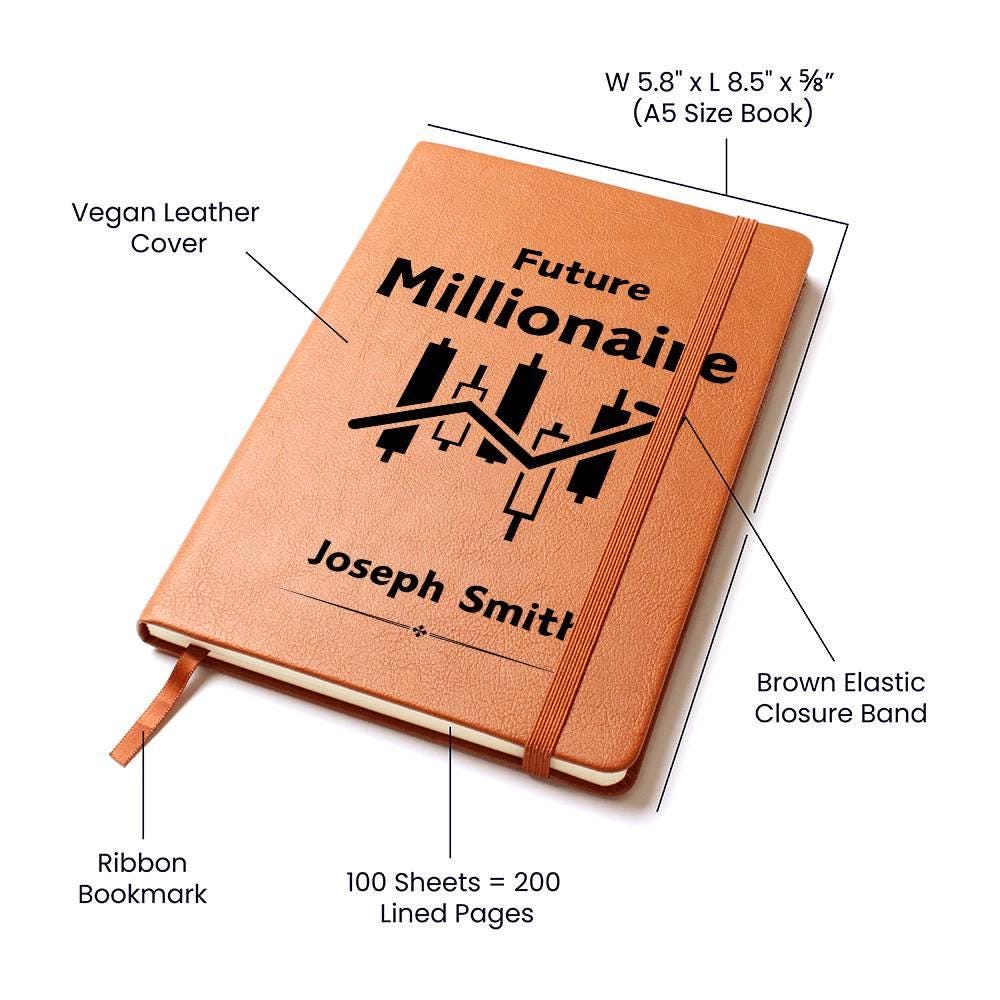 Personalized Future Millionaire’s Trading Journal – Day Trader Gift – view 4