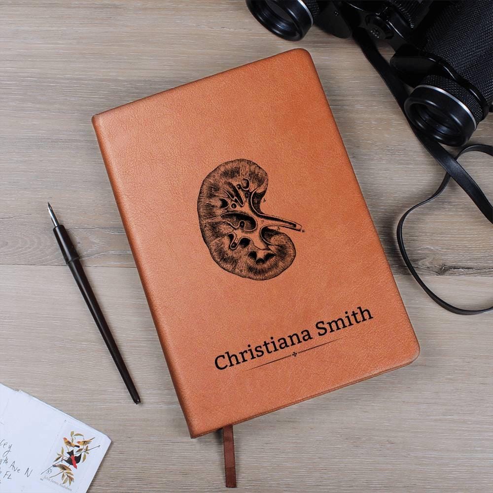 Kidney Doctor Urologists Personalized Leather Journal – view 10