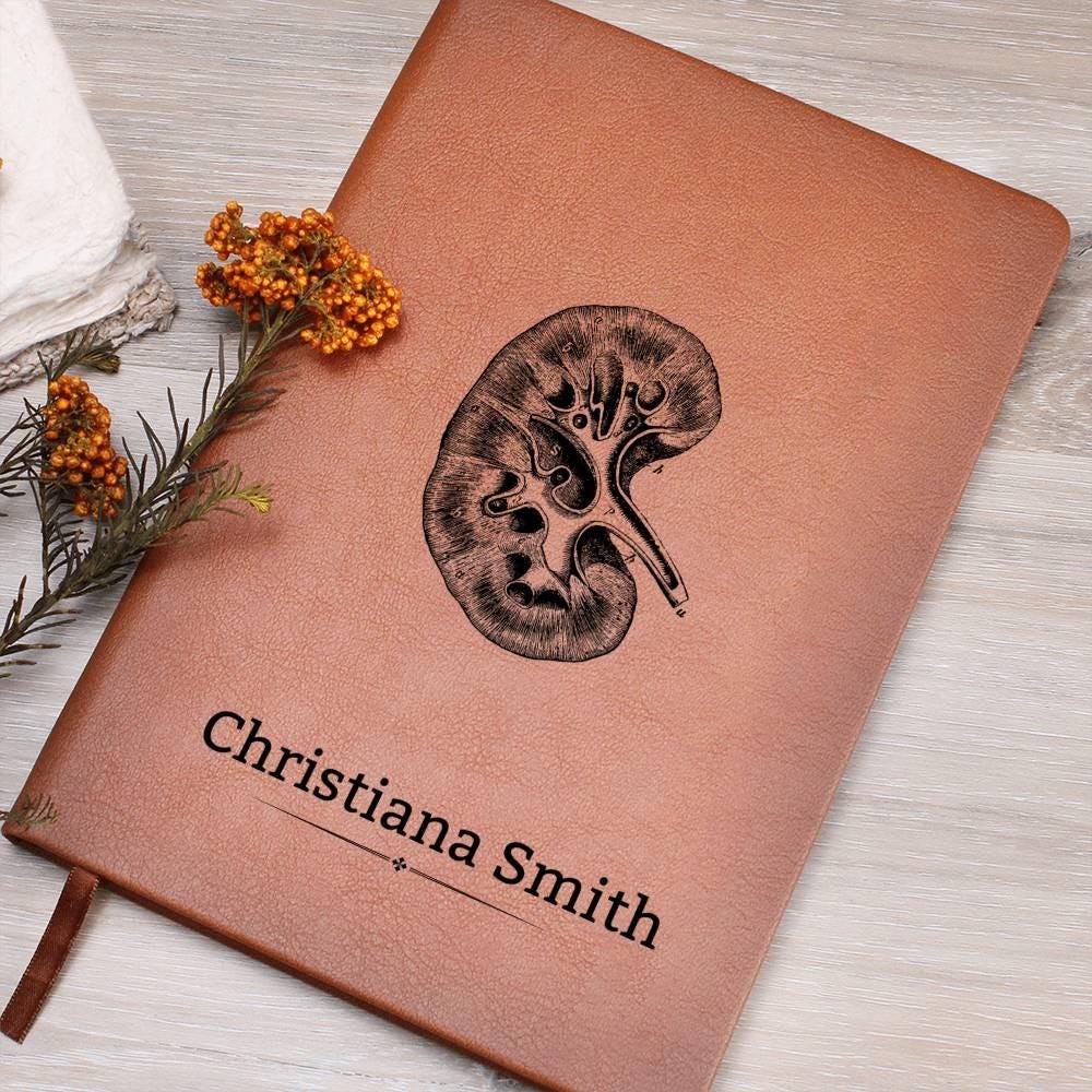 Kidney Doctor Urologists Personalized Leather Journal – view 9