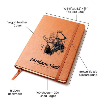 Personalized Saxophone Journal – Music Lover Gift – view 4