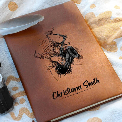 Personalized Saxophone Journal – Music Lover Gift