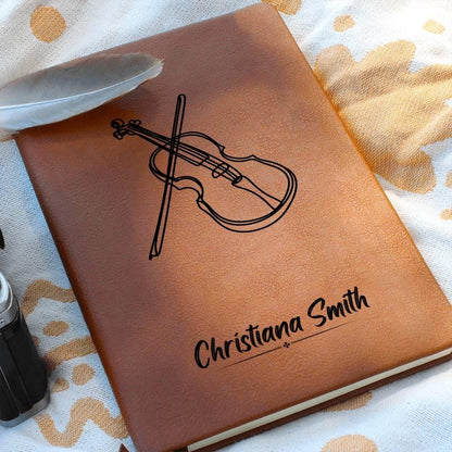 Personalized Violin Journal – Gift for Violinists