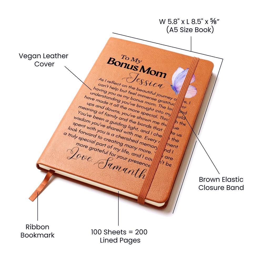 Bonus Mom Personalized Name Journal – Stepmom Gift from Daughter – view 3