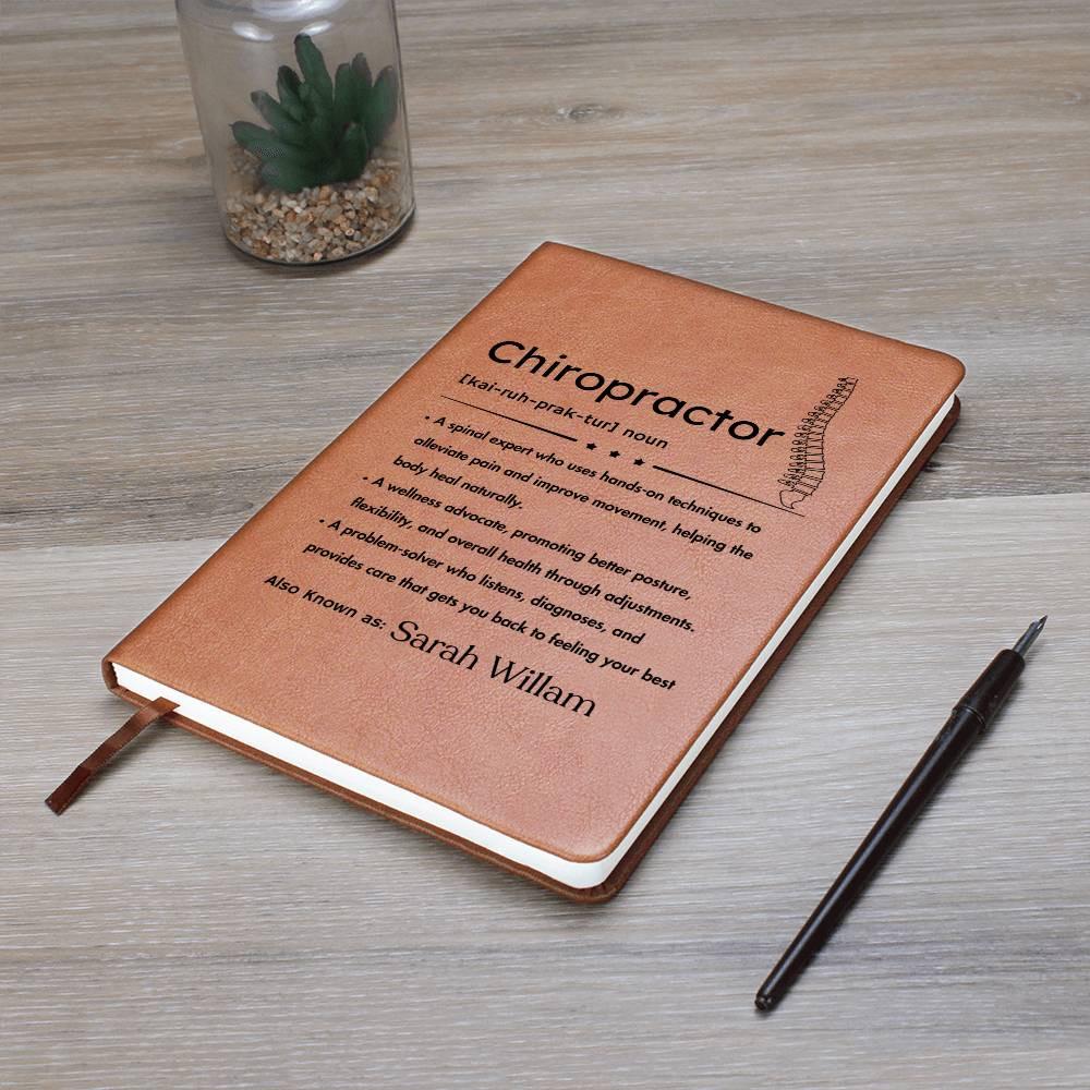 Personalized Chiropractor Definition Journal – Spine Doctor Gift – view 10