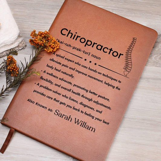 Personalized Chiropractor Definition Journal – Spine Doctor Gift