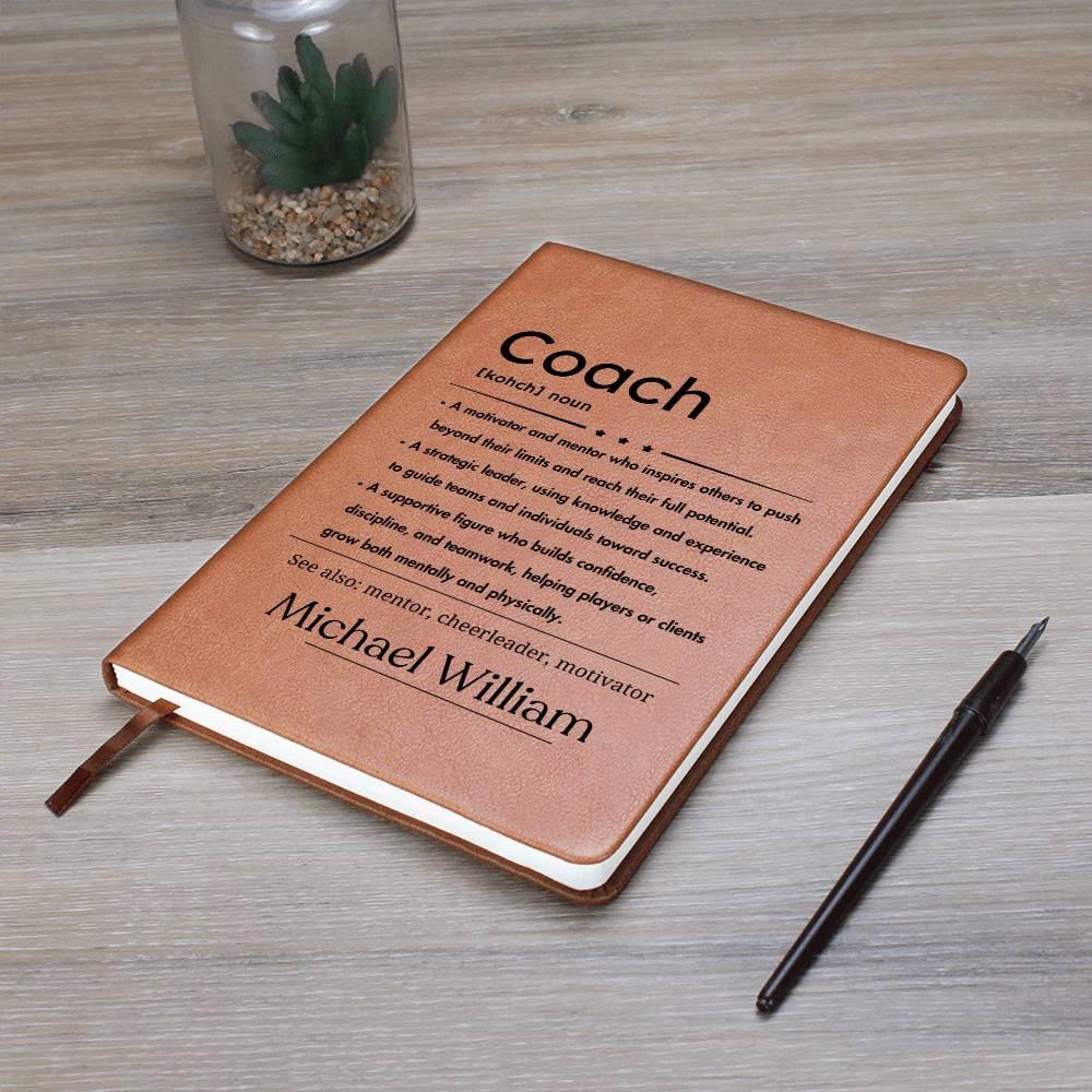 Personalized Coach Definition Journal – Gift for Coach – view 10