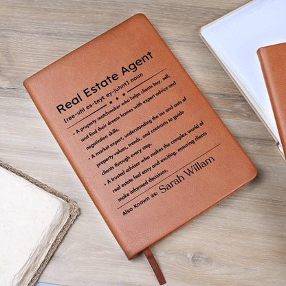 Personalized Real Estate Agent Definition Journal – Gift for Realtor – view 9