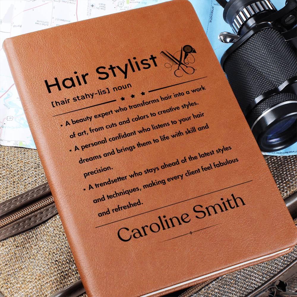Personalized Hairstylist Definition Journal – Gift for Hairdresser