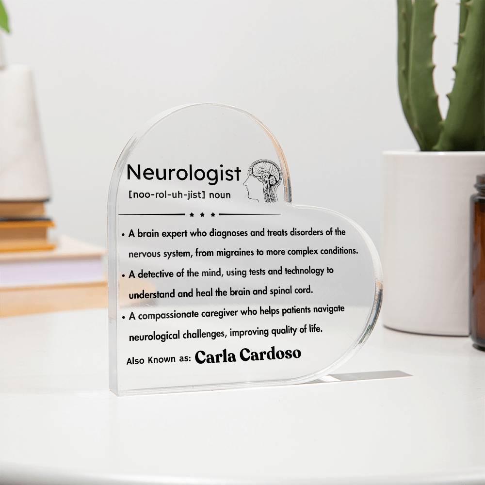 Personalized Neurologist Definition Plaque – Gift for Brain Doctor – view 8