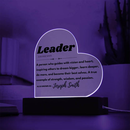 Custom Leader Definition Plaque – Personalized Gift For Boss – view 5