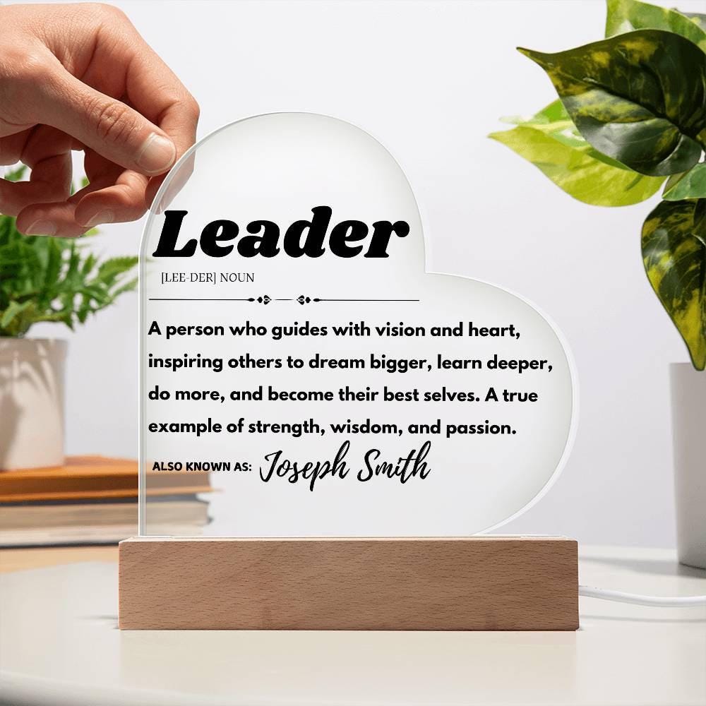 Custom Leader Definition Plaque – Personalized Gift For Boss – view 9