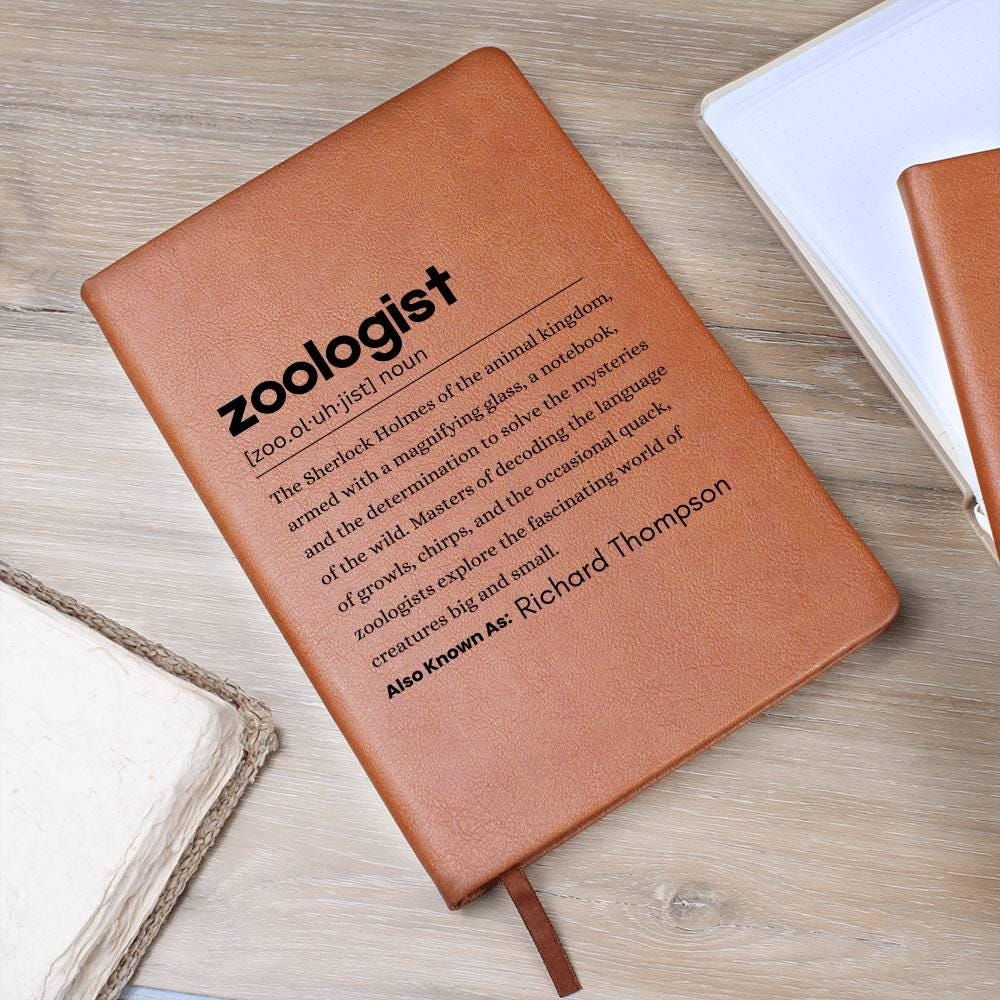 Personalized Zoologist Definition Journal – Zoo Keeper Journal Gifts – view 8