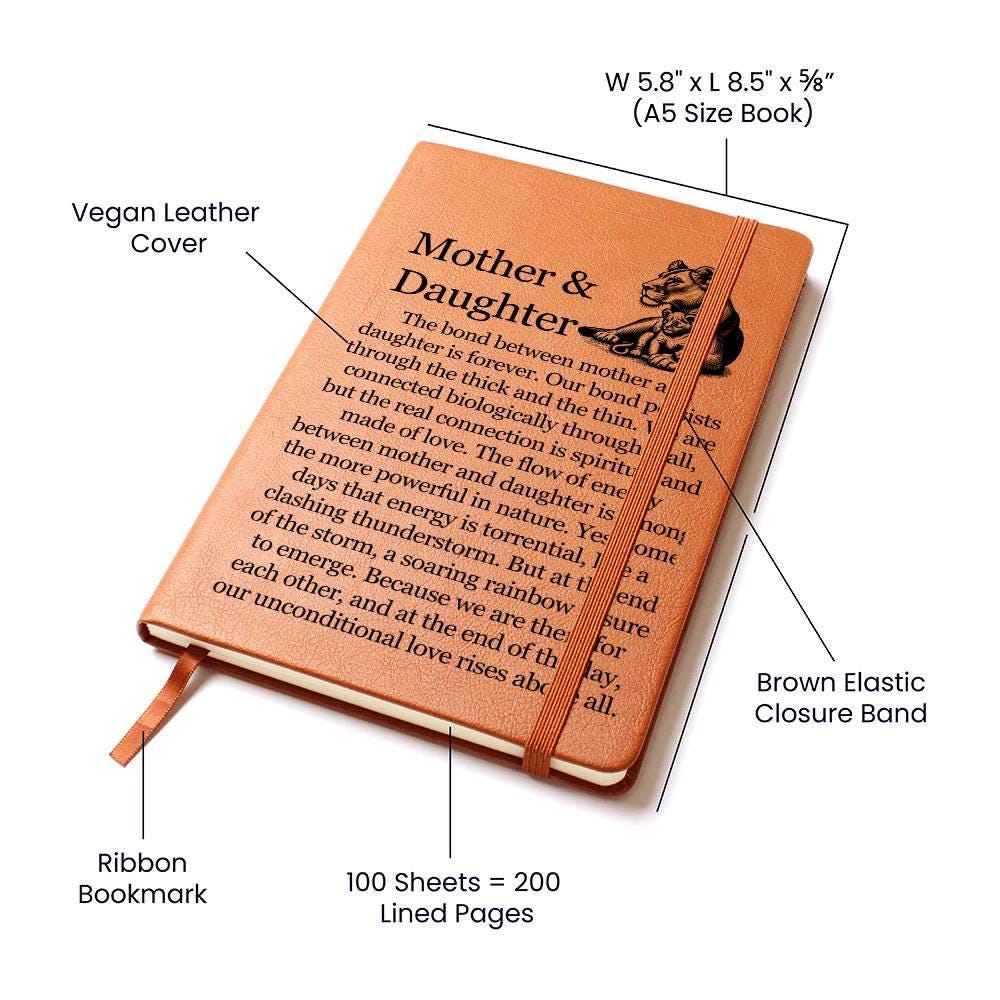 Mother & Daughter Leather Journal – Mother's Day Gifts – view 4