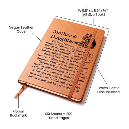 Mother & Daughter Leather Journal – Mother's Day Gifts – view 4