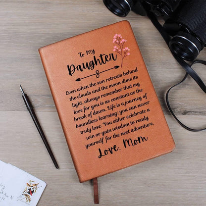 To My Daughter Floral Personalized Journal Gift from Mom – view 6