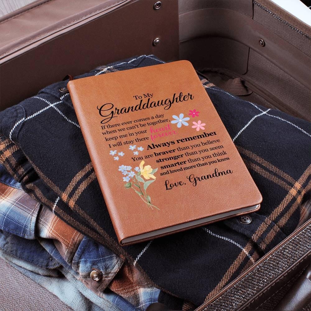 Granddaughter Personalized Floral Journal Gift from Grandma – Gigi – view 5