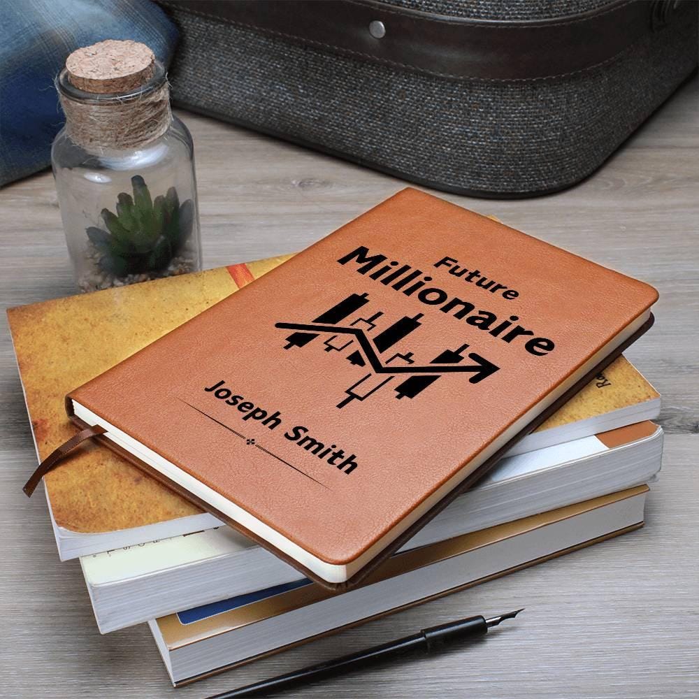 Personalized Future Millionaire’s Trading Journal – Day Trader Gift – view 3