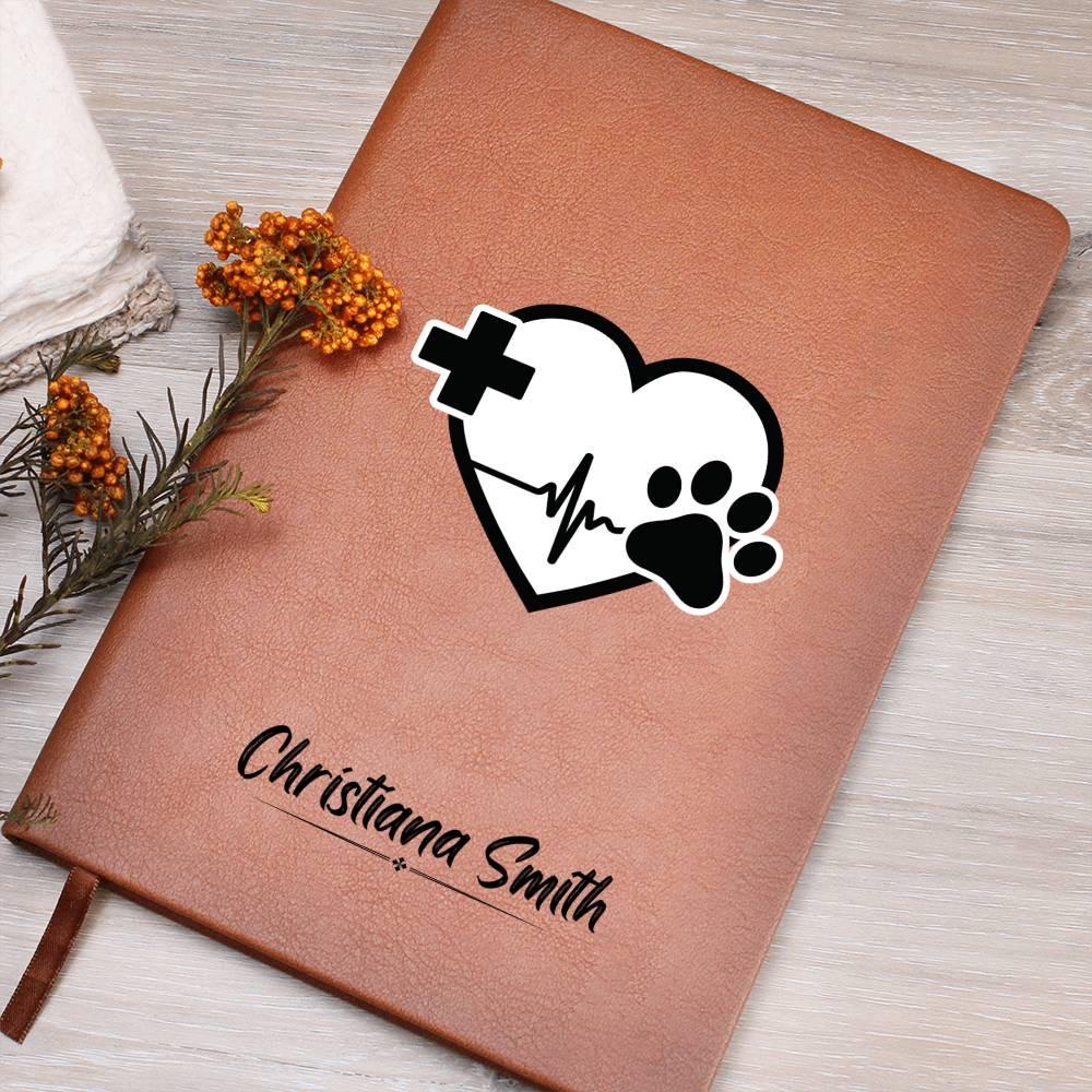 Personalized Veterinarian Leather Journal – Gift for Vet – view 10