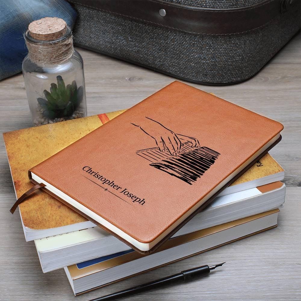 Personalized Piano Lyric Journal – Musician Gift – view 4
