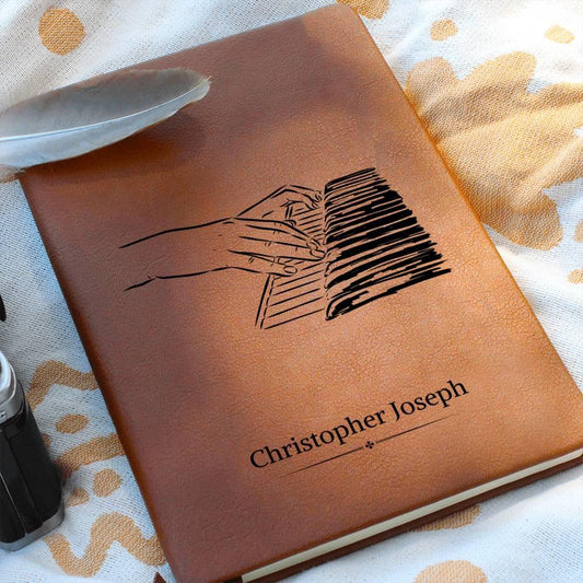 Personalized Piano Lyric Journal – Musician Gift