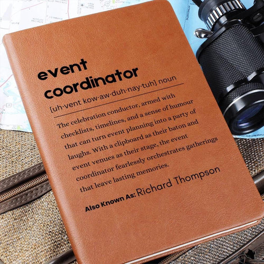 Personalized Event Coordinator Definition Journal – view 2