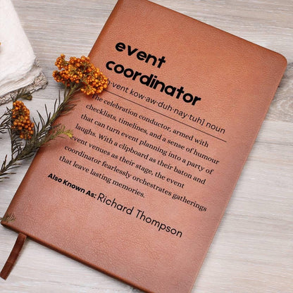 Personalized Event Coordinator Definition Journal – view 8