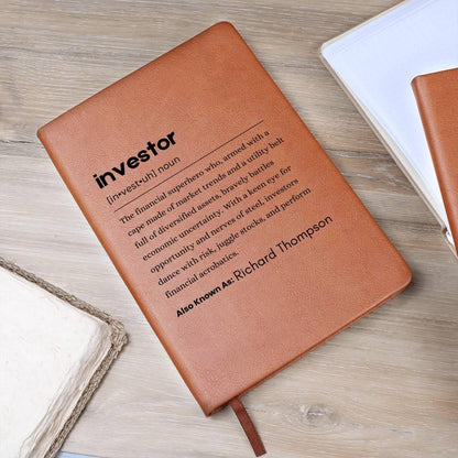 Personalized Investor Definition Journal – Gift for Day Trader – view 9