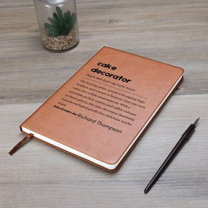 Personalized Cake Decorator Definition Journal – Gift for Baker – view 9
