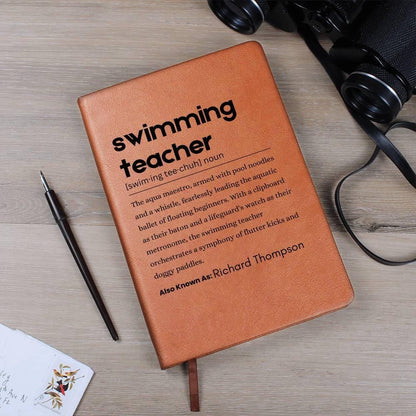 Swimming Teacher Definition Journal – Thank You Gift – view 10