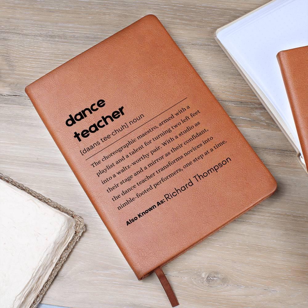Dance Teacher Definition Journal – Gifts for Dance Instructor & Coach – view 9