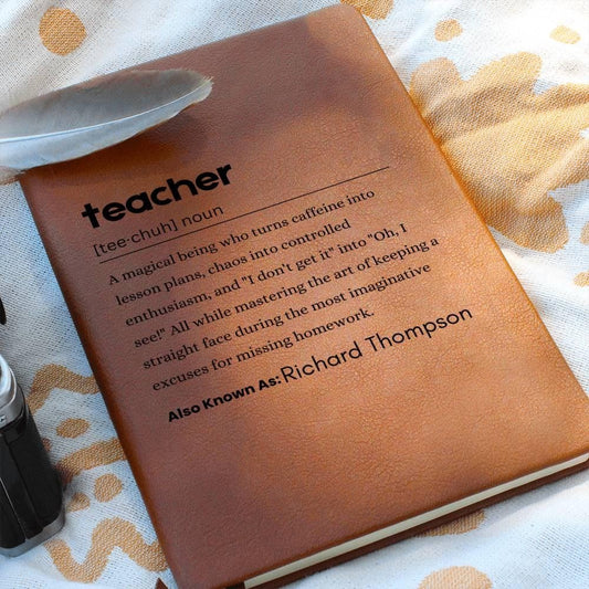 Teacher Definition Journal – Gift for teacher