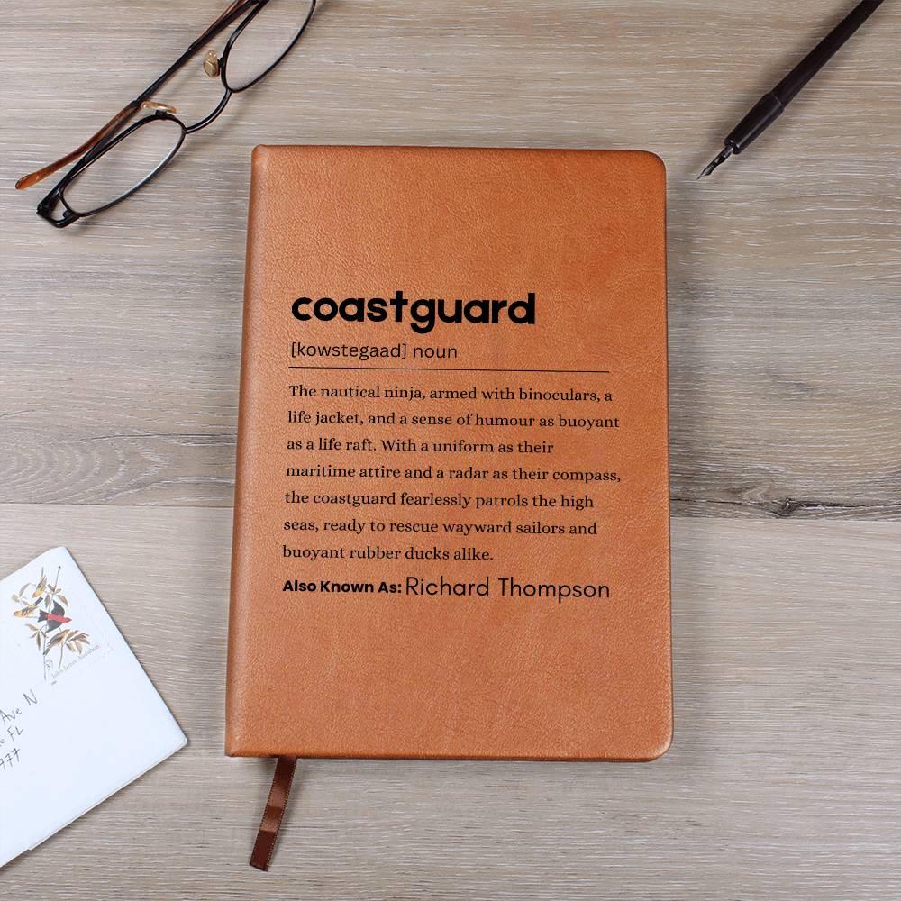 Coast Guard Personalized Definition Journal – Gift for Coast Guard – view 5
